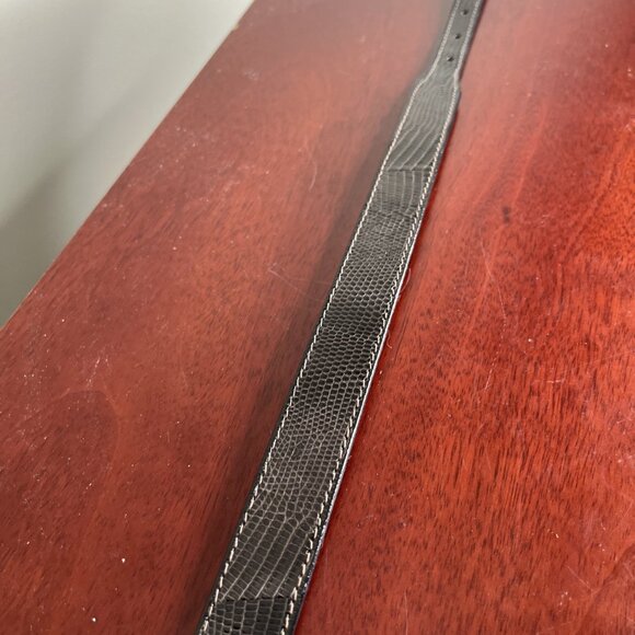 Vintage AUTHENTIC STAMPED BARRY KIESELSTEIN CORD NEW YORK Brown SNAKE BELT 90s main image 10